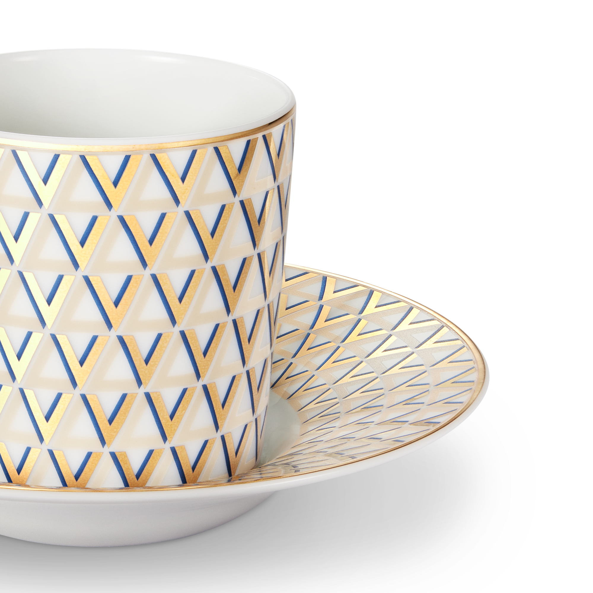 Splendor Set of 2 Coffee Cups and Saucers - Trunks, Travel and